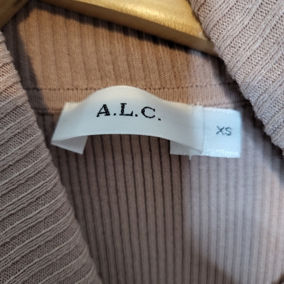 A.L.C. West Dress Cutout Turtleneck Nude Dress Size XS - Picture 7 of 12